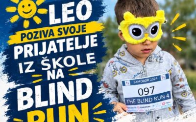 Leo poziva svoje prijatelje iz škole na BLIND RUN
